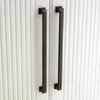 10 Pack 10 Inch(254mm) Hole Center Oil Rubbed Bronze Modern Cabinet Pulls Kitchen Cabinet Handles Kitchen Cabinet Hardware Timeless Drawer Pulls for Dresser Cupboard Wardrobe, ORB(10x10)