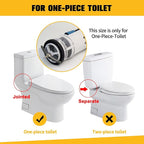 Touchless Toilet Flush Kit, Automatic Toilet Flusher, Dual Flush Valve Replacement Kit, Kit, Tank Accessories, Battery Powered, One-Piece Toilet Repair, 2-Inch Water Tank Accessories (8.3in-10.2in)