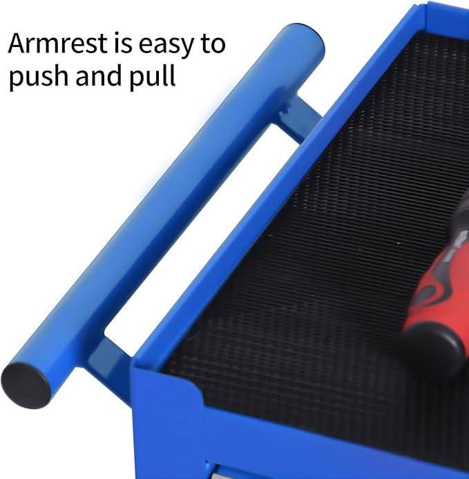 Tool Chest Heavy Duty Cart Steel Rolling Tool Box 5 Drawer Cart (TZ35 Blue)