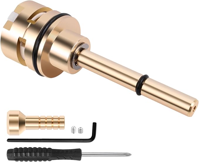 RP71718 3-Function Non-Shared Diverter Cartridge Compatible With RP71718 Replacement Part Set,Three Separate And Three Off Positions.Brass Construction