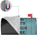 Personalized Mailbox Covers Custom Picture/Photo/Text Magnetic Standard Size Mailbox Wraps Post Letter Box Cover for Garden Yard Outdoor Decorations-17