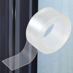 Transparent Window Weather Sealing Tape, 2IN x 16FT, Clear Window Draft Isolation Sealing Film Tape for Door Draft Stopper Adhesive Tape, Doors Windows and Shower Glass Gaps