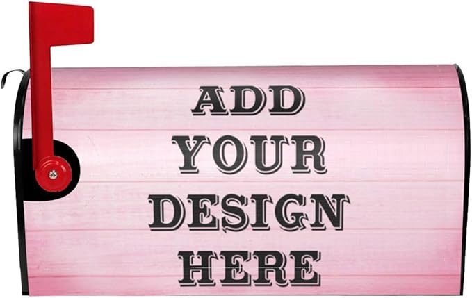 Personalized Mailbox Covers Custom Picture/Photo/Text Magnetic Standard Size Mailbox Wraps Post Letter Box Cover for Garden Yard Outdoor Decorations-19