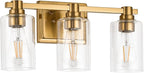 3 Lights Bathroom Lighting Fixtures Over Mirror Gold Bathroom Vanity Light Fixture Farmhouse Vanity Light Vintage for Bedroom Living Room Hallway