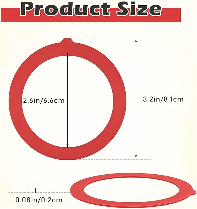 Flush Valve Seal for Kohler, 3 Pcs Canister Flush Valve Seal Replacement, Toilet Tank Parts for K-GP1059291 K-4436, Silicone Material Toilet Parts Inside Tank