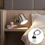 Helunsi E26 E27 Ceramic Lamp Socket with Rotary Knob Switch, Universal Replacement Porcelain ON OFF Turn Switch Light Bulb Socket, E26 Medium Base Lamp Holder with Threaded Nuts and Wire Lead - 2 Pack