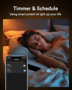 Lumary Smart Gimbal Recessed Lighting 6 Inch with Remote, 355°+20° Adjustable RGBWW WiFi Ceiling Light, Work with Alexa Google, Canless LED Downlight with J-Box, 13W 1000LM CRI90, 4 Pack