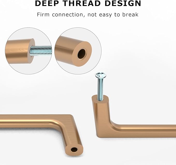 10 Pack Champagne Bronze Cabinet Pulls 5 Inch Kitchen Cabinet Handles Cabinet Hardware Kitchen Handles for Cabinets Cupboard Handles Dresser Pulls Drawer Handle