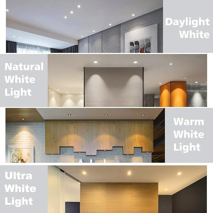 2 Inch LED Downlight, 32 Pack Recessed Lighting Dimmable Ceiling Light, 3W, 4000K Natural White, CRI80 with LED Driver(35W Halogen Equivalent)