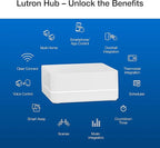 Lutron Caseta 3 Way Smart Dimmer Light Switch Kit, Includes Pico Remote, Bracket, and LED Dimmer Switch, No Neutral Required, P-PKG1WB-WH