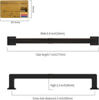 10 Pack 6.3"(160mm) Oil Rubbed Bronze Cabinet Pulls Kitchen Cabinet Handles Drawer Pulls Cupboard Hardware for Cabinets