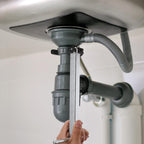 DURATECH 10 "-17" Telescoping Basin Wrench with 1-3/8" to 2-1/2" Large Jaw Capacity & Tub Drain Remover Wrench Aluminum Alloy Drain Removal Tool, Dual Ended