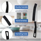 3 Pcs Crevice Cleaning Brush, Multifunctional Gap Bathroom Brush with Hard PET Bristles for Small Tight Spaces