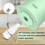 Food Processor - Cordless Mini Food Processor & Portable Small Food Chopper for Vegetables Fruit Salad Onion Garlic,Kitchen, 1.3Cup 10 0z,150 Watts,Glass Container Dishwasher Safe (Green)