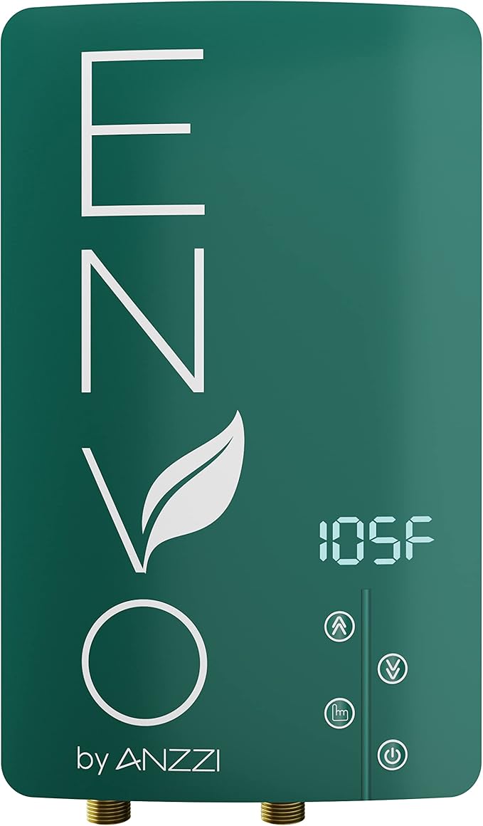 ANZZI Envo ANZZI Electric Tankless Water Heater 11 kW at 240 Volts, Small Enough to Install Anywhere - For for kitchen or bath faucet and shower (WH-AZ011-M2)