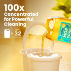 Luxury Mop Soap for Floor Cleaning - Highly Scented Brazilian Waves Concentrated Formula - Best Smelling Floor Cleaner for Mopping Tile, Wood & Laminate - R&W - No Residue, Pet Safe (32oz)