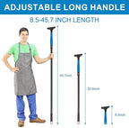 KeFanta Floor Scraper Heavy Duty, 4" Wide Razor Blade Scraper Tool with 45.7" Long Handle, 10PCS Extra Metal Blades, Scraper for Cleaning Glass Wall Gum Paint Tile Glue Linoleum Sturdy Durable