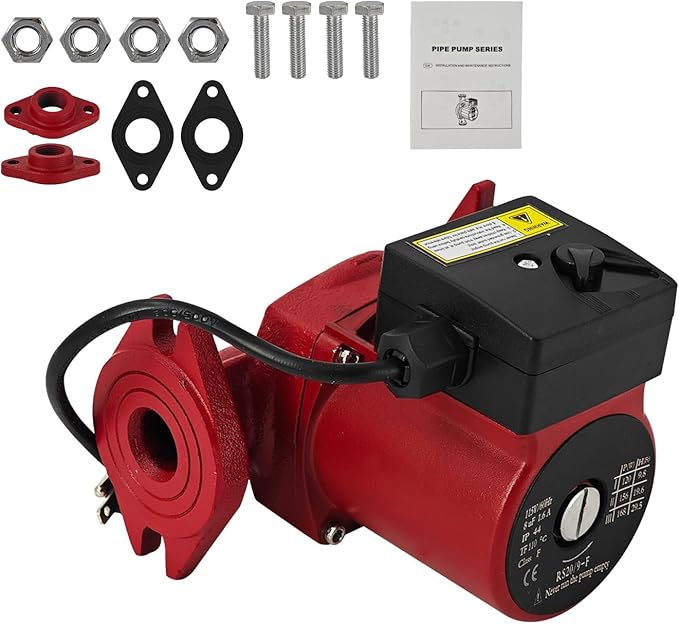 UPS26-99FC, 52722512 115V 1/6HP Water Circulator Pump Boiler Pump Used for Radiant Heating, Hydronic Heating, Fan Coil Heating, Solar and Other System Types