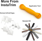 InstaTrim The Original Flexible Trim - 50ft Dark Brown 3/4" Wide Caulk Tape - Adhesive Trim with Many Uses Including Caulking for Bathtubs, Sinks, Counters, Tile, Floors - Made in USA