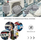 1/2 inch Liquid Tight Connector PVC Flexible Conduit Connector UL Listed Liquid Tight Connector Non-Metallic Electrical Conduit Fittings 12 Pack (8 Pcs 180D/4 Pcs 90D)