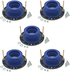 One N Done Toilet Flange Repair Kit - Toilet Kit For Low or Broken Toilet Flange. Toilet Wax Ring Replacement Kit W/Toilet Flange Extender Kit. No Wax Ring For Toilet Bowl Or Toilet Seal Required. 5X