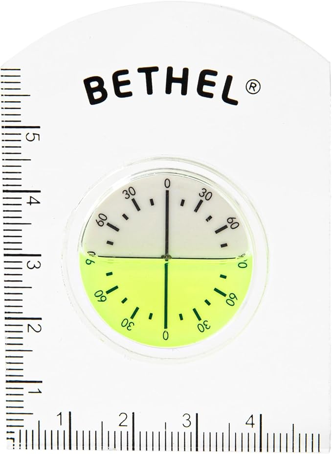 Circular Bubble Level Bullseye Degree Marked Surface Round Spirit Levels Measuring Tool