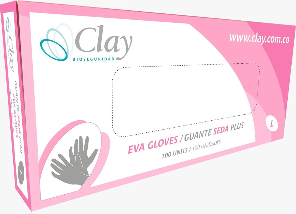 CLAY Eva Gloves, Disposable & Versatile Protective Gear Ideal for Industrial, Food Handling, Beauty Uses & More