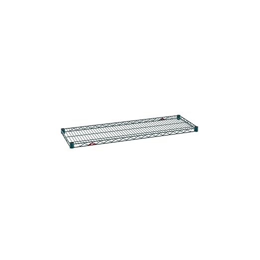 METRO Super Erecta 1442NK3 Industrial Wire Shelf, Metroseal Green Epoxy, 14" x 42"