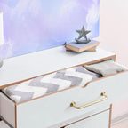 Goo-Ki 5.04"(128mm) c-c Champagne Bronze Cabinet Handle Drawer Pulls Zinc Alloy Kitchen Hardware - 6 Pack Modern Bar Pull Handles for Cupboard Wardrobe,9338UBR-128