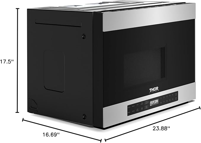 THOR Kitchen 24-Inch Convertible Over-the-Range Microwave with Ventilation - Model TOR24SS
