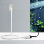 2Pack 2 Prong Extension Cord 5ft,Indoor Small and Slim Power Cable Male/Female,Lightweight Design for Decor Use, Christmas Lights & Home Appliances,White