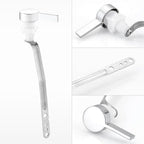 Toilet Handle for Kohler 1075348-CP Left Trip Lever Service Kit, Toilet Handle Replacement Kit Side Mount, Toilet Tank Lever, 1-Pack Polished Chrome