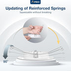 Amico Recessed Lighting 5/6 Inch, 48 Pack 5CCT Flat LED Can Lights, 2700K/3000K/4000K/5000K/6000K Selectable,12W Eqv 120W, 1050LM Brightness, Retrofit Installation - ETL & FCC