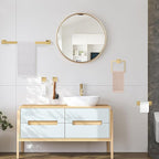 TURS 10-Piece Bathroom Hardware Accessories Set Brushed Gold Towel Bar Holder Set SUS304 Stainless Steel Towel Racks for Bathroom Wall Mounted, 23.6-Inch