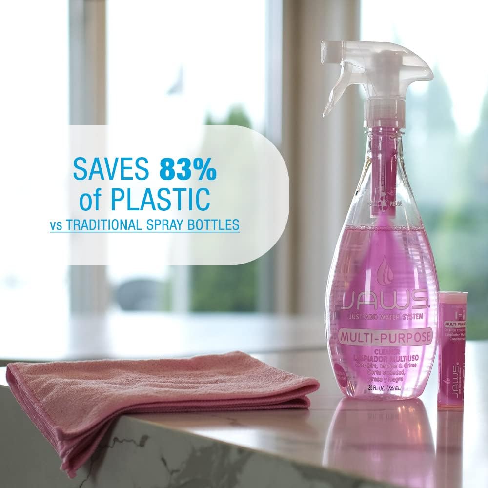 JAWS Multi-Purpose Cleaner Refill Pods. Box of 24. Refillable Cleaning Supplies.
