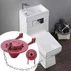 2-inch Universal Toilet Flapper, Rubber Seal Toilet Flapper Replacement Kit for Toilet Tank Compatible with American Standard, Kohler, Gerber, Toto Toilet 2 Pack (Red)