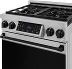 Gordon Ramsay by THOR Kitchen 30 Inch Professional Gas Range with Tilt Panel Touch Control in Stainless Steel/Black
