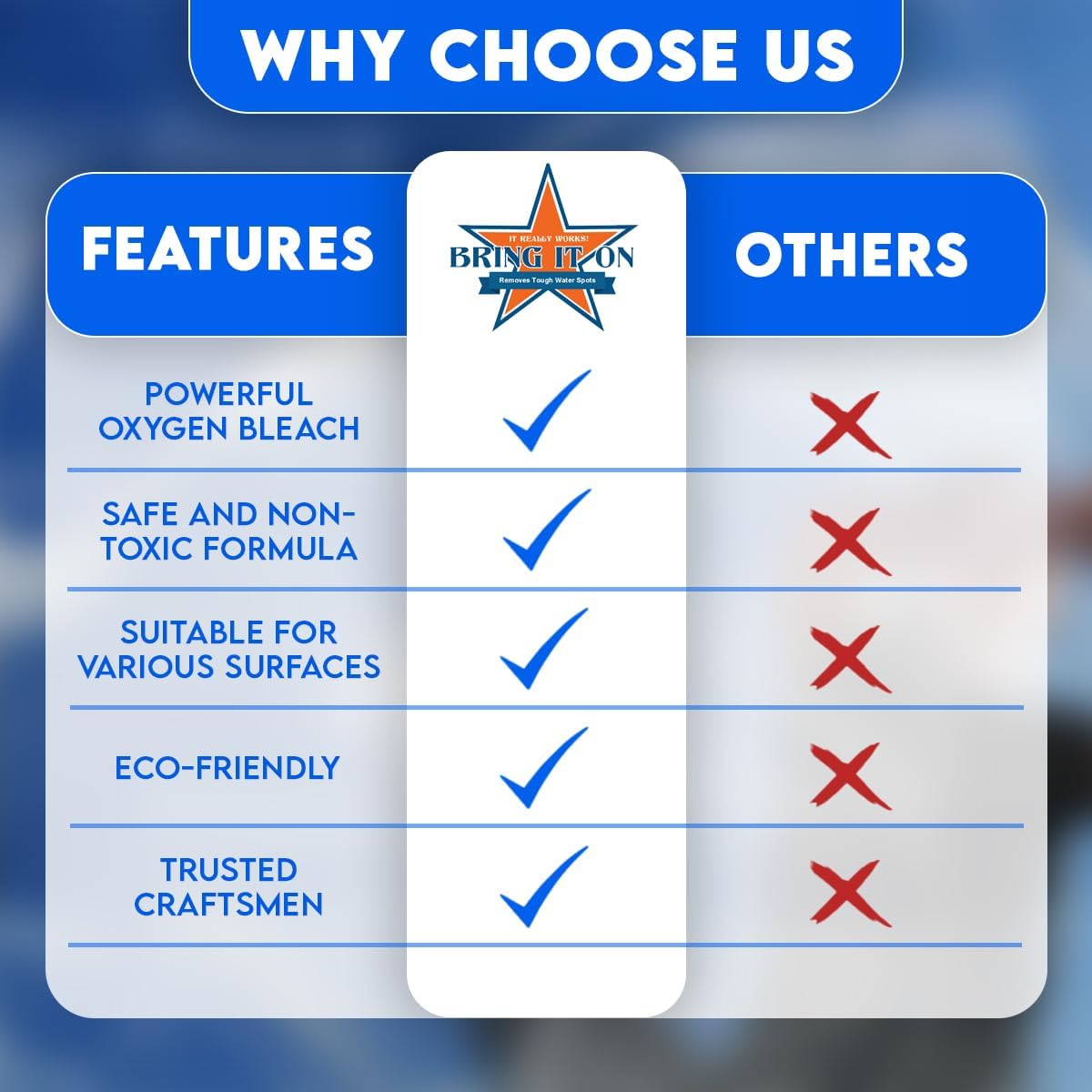 Bring It On Grout Cleaner, Hard Water Stain Remover, Remove Spots on Shower Door, Clean Tile, Fiberglass, Windows, Grout Lines Cleaner 16 Ounce