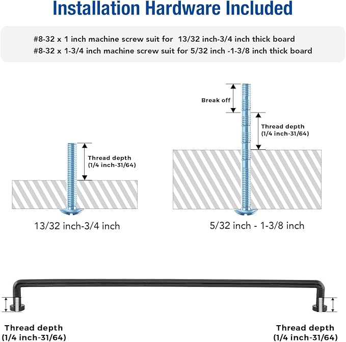 JOY DECOR Cabinet Pulls – 12-3/5 Inch Hole Center, Oil Rubbed Bronze, 10 Pack, Zinc Alloy Cabinet Handles for Drawers & Cupboard – Vintage Style Hardware for Kitchen, Bathroom, Dresser