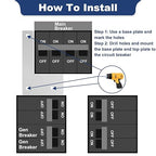 Generator Interlock Kit for ITE, Siemens, Gould, and Murray 150-200 Amp Panels,1 1/4 Inch Breaker Spacing, Safe & Easy Home Generator Connection(ITE-200A)