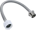 12 Inches Hose Extension - 7/8 Male to 7/8 Female Ballcock,Connector to Toilet Tank,Stops Leaks & Fits Bidet Sprayer/Tank Adapter,Compatible With TOTO Series Washlet