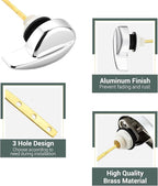 Toilet Flush Handle Replacement Side Mount Compatible with TOTO THU004 - CP Toilet Tank Flush, Replacement Kit Easy Install Toilet Repair