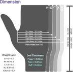 Nitrile Food Safe Disposable Medical Gloves Latex Free Powder Free for Food Prep Cooking Cleaning Exam 3mil