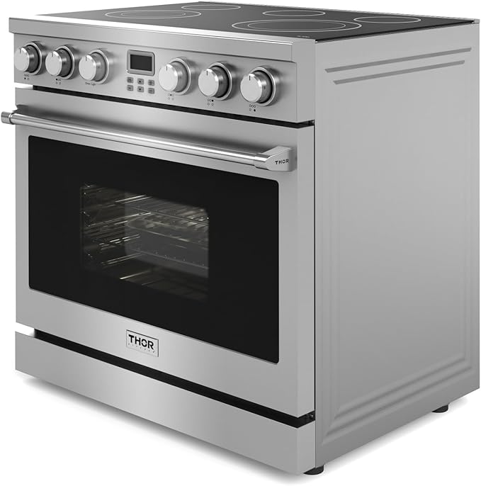 THOR Kitchen Professional 36-Inch Electric Range in Stainless Steel - Model ARE36