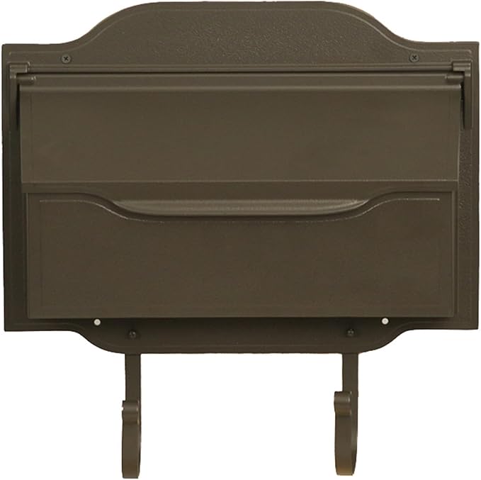 Special Lite Contemporary Horizontal Wall Mount Mailbox - Mocha Aluminum Mailbox for Wall Mount - SHC-1002-MOC