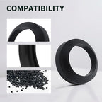 9BU024E Tank to Bowl Gasket Fit for TotoDrake Toilets, Compatible with Most 3" Two-Piece Models, Toilet Tank Gasket Replacement Gasket for Toto ToiletPart, 1 Pc