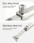 Window Hinges, Casement Window Stays, Casement Window Stopper, Casement Window Brace, Casement Window Lock, Angled Fixed Base, Sprayed Silver Style, 02 Model, 6 Fixed Slots, 1 Pair