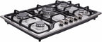 30 inch Gas Cooktops Dual Fuel Sealed 5 Burners Gas Cooktop Drop-In Stainless Steel Gas Hob Gas DK257-A01 Cooktop