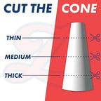 Tile Grout, Repair Kit, 2 Pack Grout Filler, Restore & Renew Tile Joints Line, Fast Drying Grout Paint Squeeze Tube for Bathroom Shower Kitchen Floor, Waterproof (17.6 oz, White)