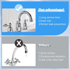 Cartridge for Kohler K-GP77005-RP & K-GP77006-RP Faucet Ceramic Valve, Hot and Cold Faucet Cartridge Replacement Parts, 2 Pack Ceramic Valve Replacement - Brass